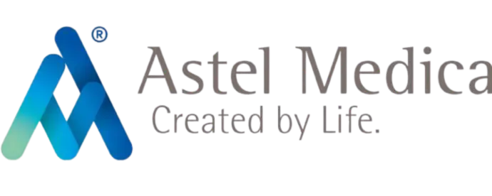 Logo Astel Medica – solutions médicales innovantes au service de la santé et du confort.