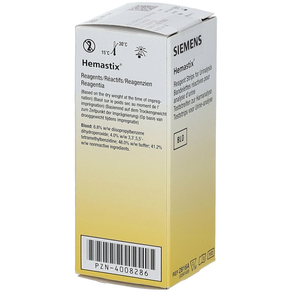 HEMASTIX STRIPS 50 10317353-(2816A)