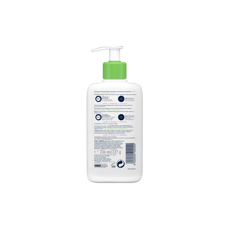 CeraVe Crème Lavante Hydratante 236 ml