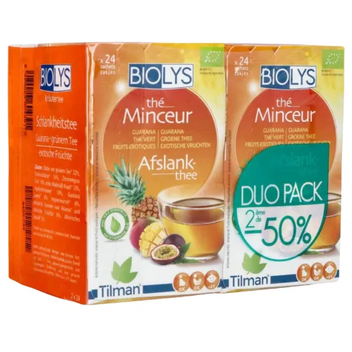 [4425732] Biolys Afslankende thee Groene thee Guarana DUOPACK PROMO