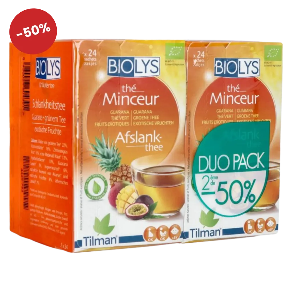 [4425732] Biolys Thé Minceur Thé Vert Guarana DUOPACK PROMO