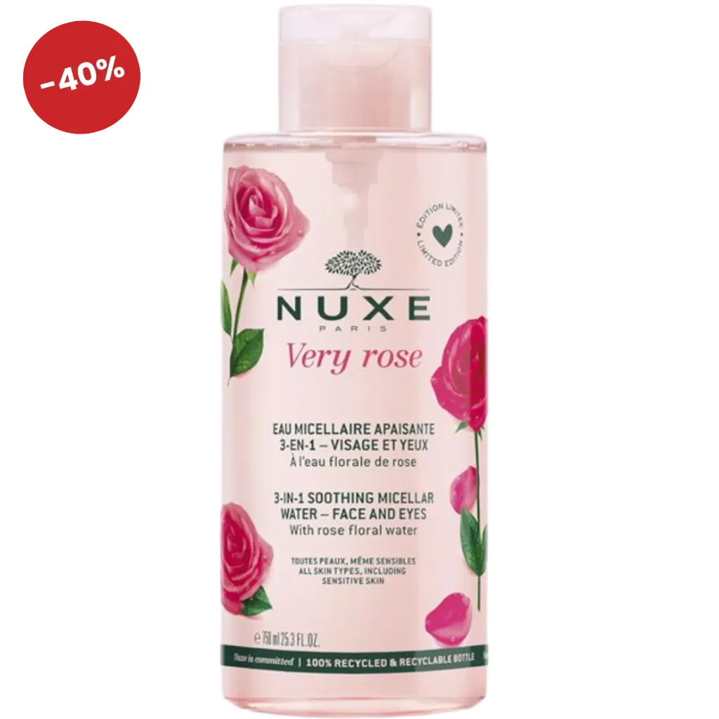 [3264680025549] Nuxe VERY ROSE eau micellaire apaisante 3en1 750ml