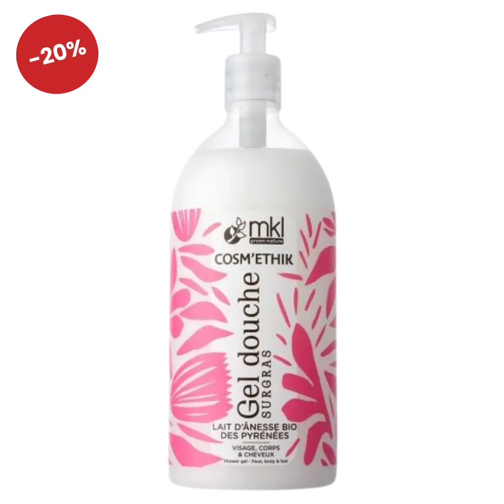 [4703294] COSM'ETHIK Gel douche Lait d'ânesse 1L