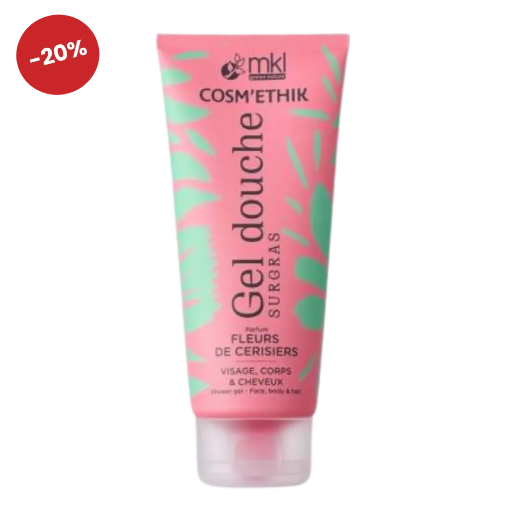 COSM'ETHIK Gel douche Fleurs de cerisiers 200 ml