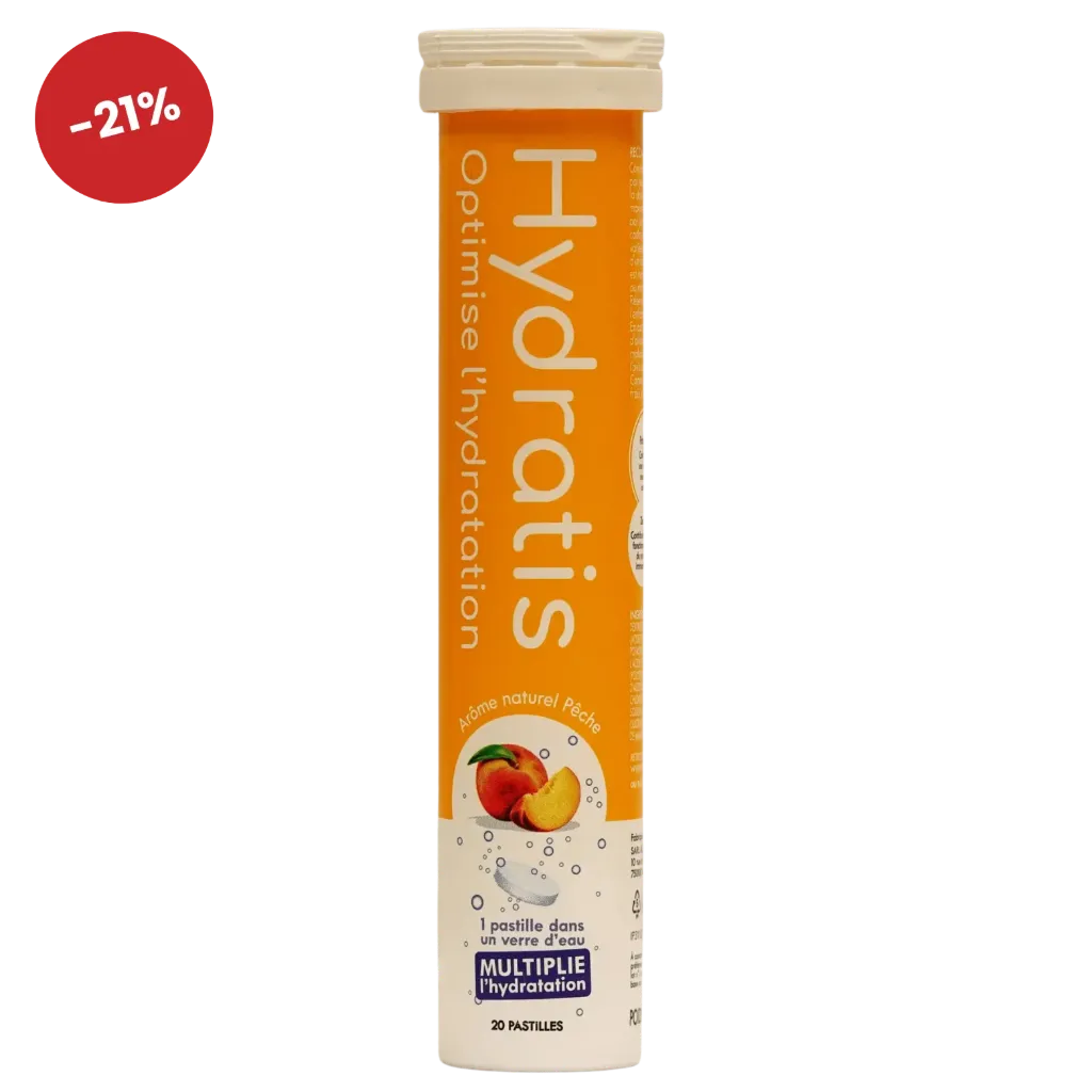 HYDRATIS Pêche 20 pastilles