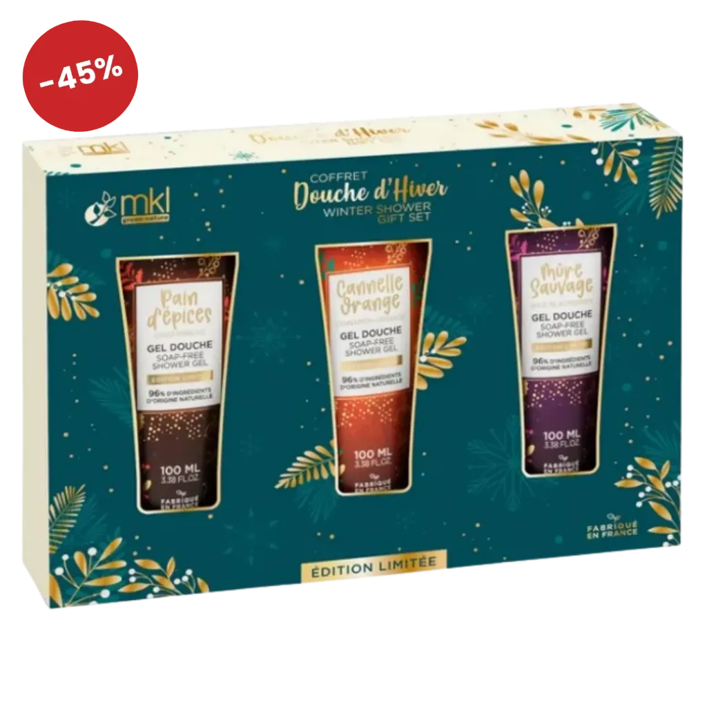 Winterdouche-set met 3 producten