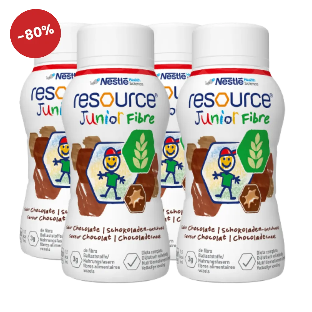 [3293156] Resource Junior Fibre Chocolade 4x200ml