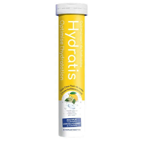 [4952016] Hydratis Citron Fleurs de Sureau 20 pastilles