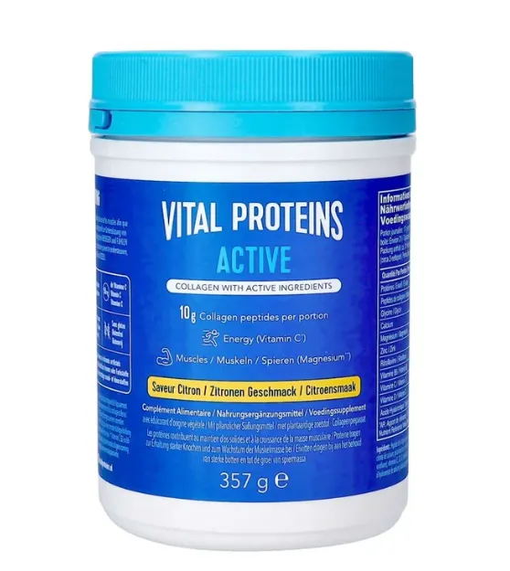 [4924106] Vital Proteins Active Citron 357g - Complément de collagène