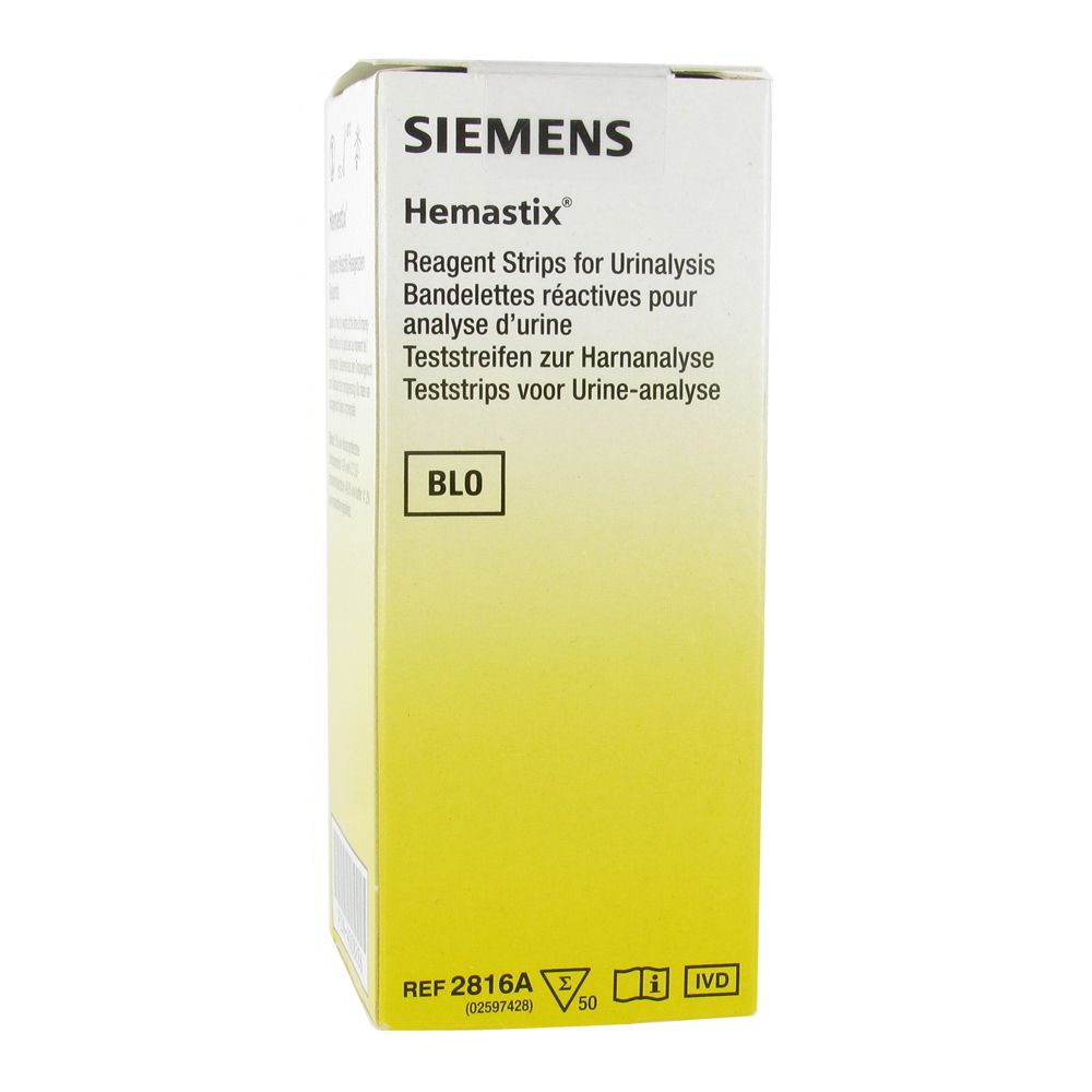 Hemastix Reactieve Teststrips Urineanalyse 50 Stuks (2816A)