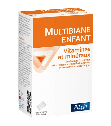 [3701145600441] PiLeJe - Multibiane Enfant Vitamines et Minéraux 20 Sachets