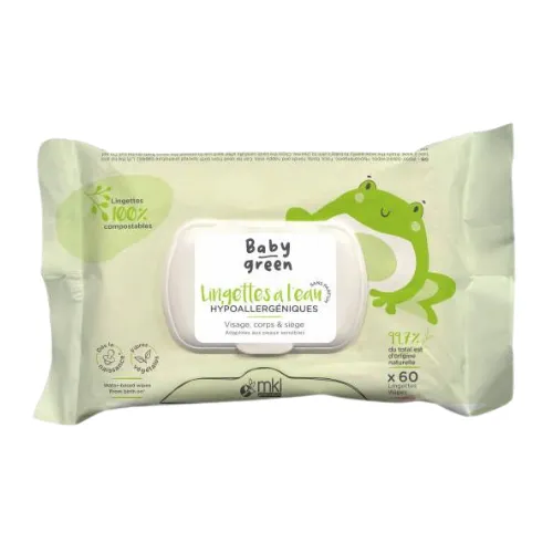 [4784344] Baby Green Lingettes 60