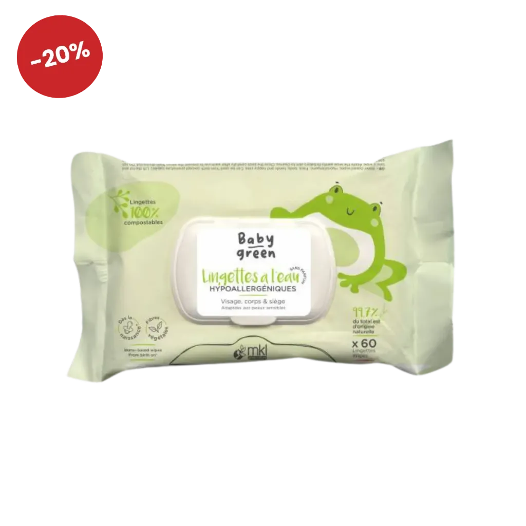 [4784344] Baby Green Lingettes 60