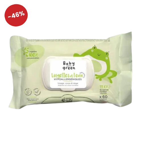[4784344] Baby Green Lingettes 60