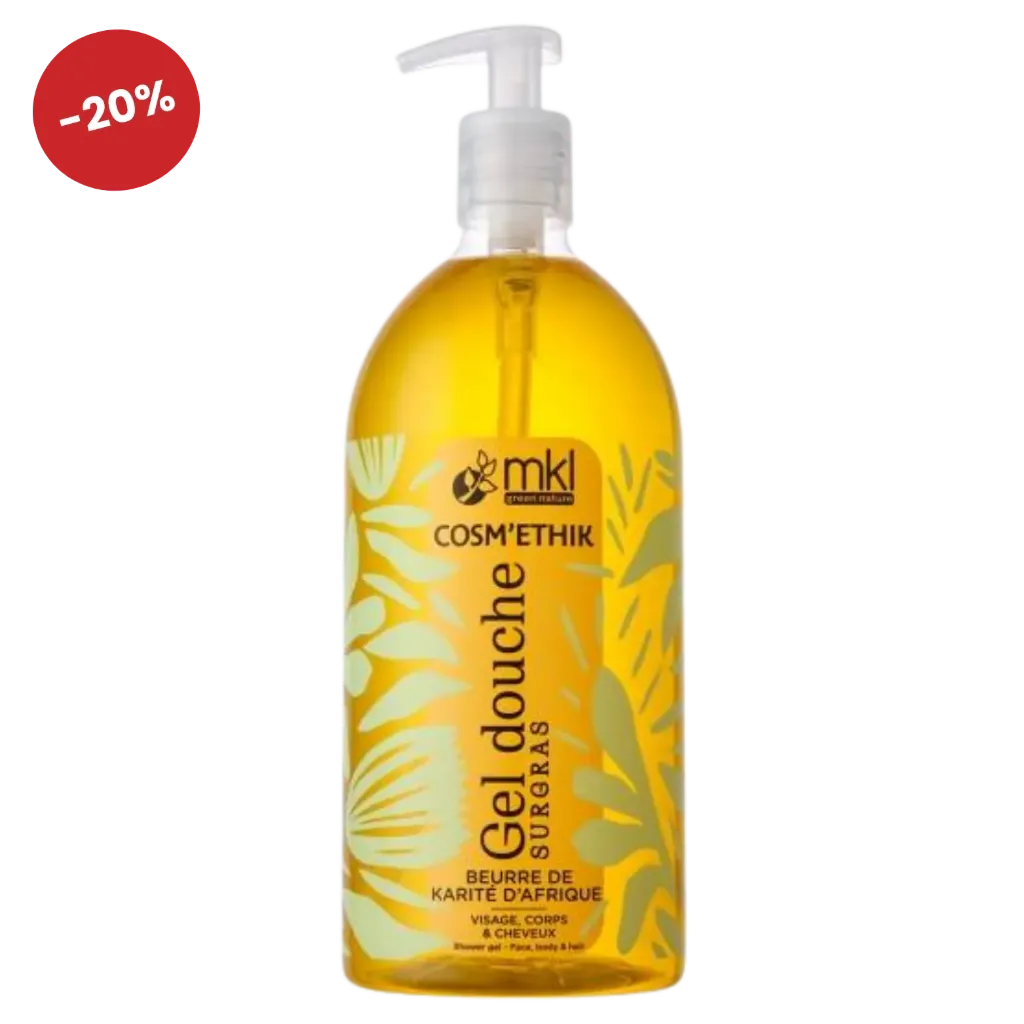 [4703336] COSM'ETHIK Gel douche Beurre Karité 1L