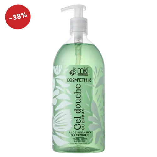 [4703344] COSM'ETHIK Gel douche Aloe Vera bio 1L