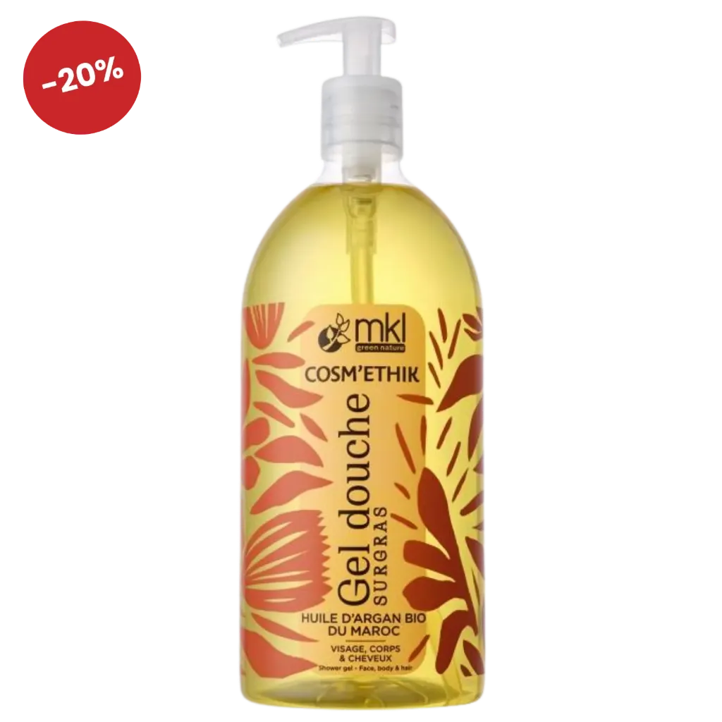 [4838678] COSM'ETHIK Gel douche Huile Argan bio 1L